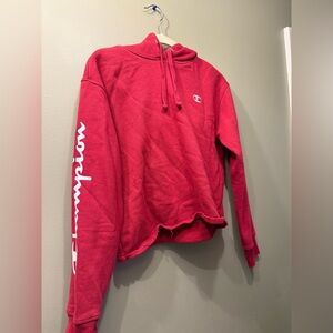 Champion Red Pullover Hoodie